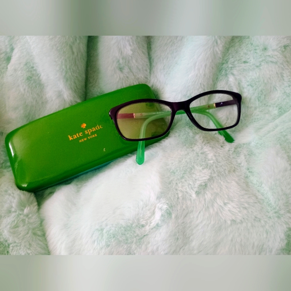 Kate Spade Black and Green Eyewear Accessories